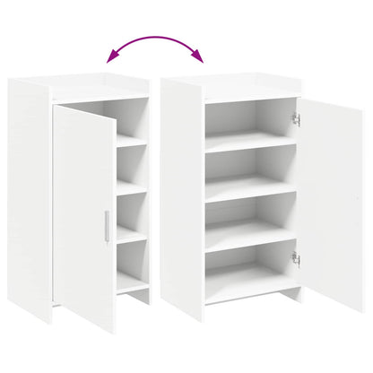Schoenenkast met opslag Wit 48 x 36 x 92 cm Bewerkt hout