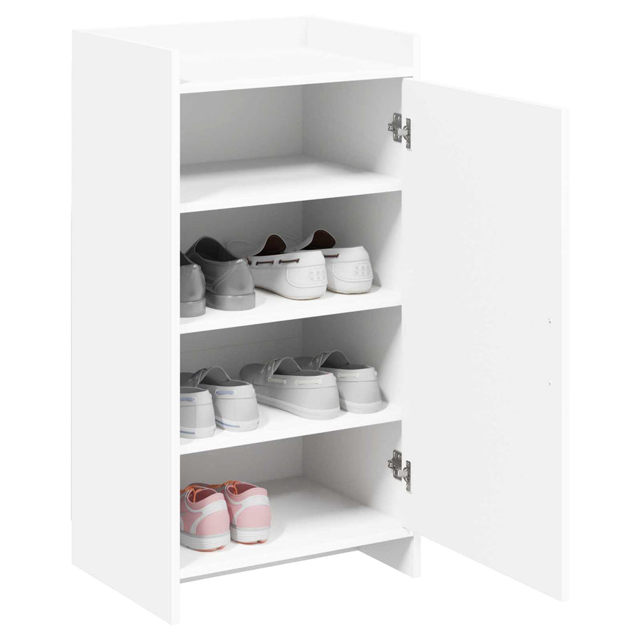 Schoenenkast met opslag Wit 48 x 36 x 92 cm Bewerkt hout