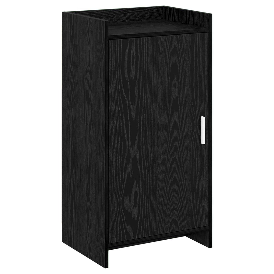 Schoenenkast Zwart eiken 48 x 36 x 92 cm Bewerkt hout