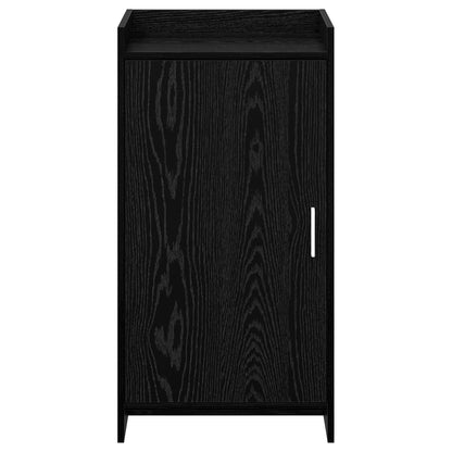 Schoenenkast Zwart eiken 48 x 36 x 92 cm Bewerkt hout