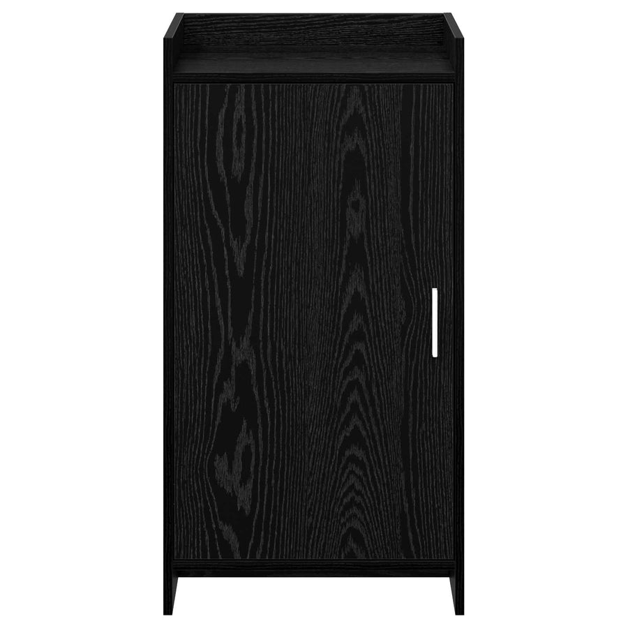Schoenenkast Zwart eiken 48 x 36 x 92 cm Bewerkt hout