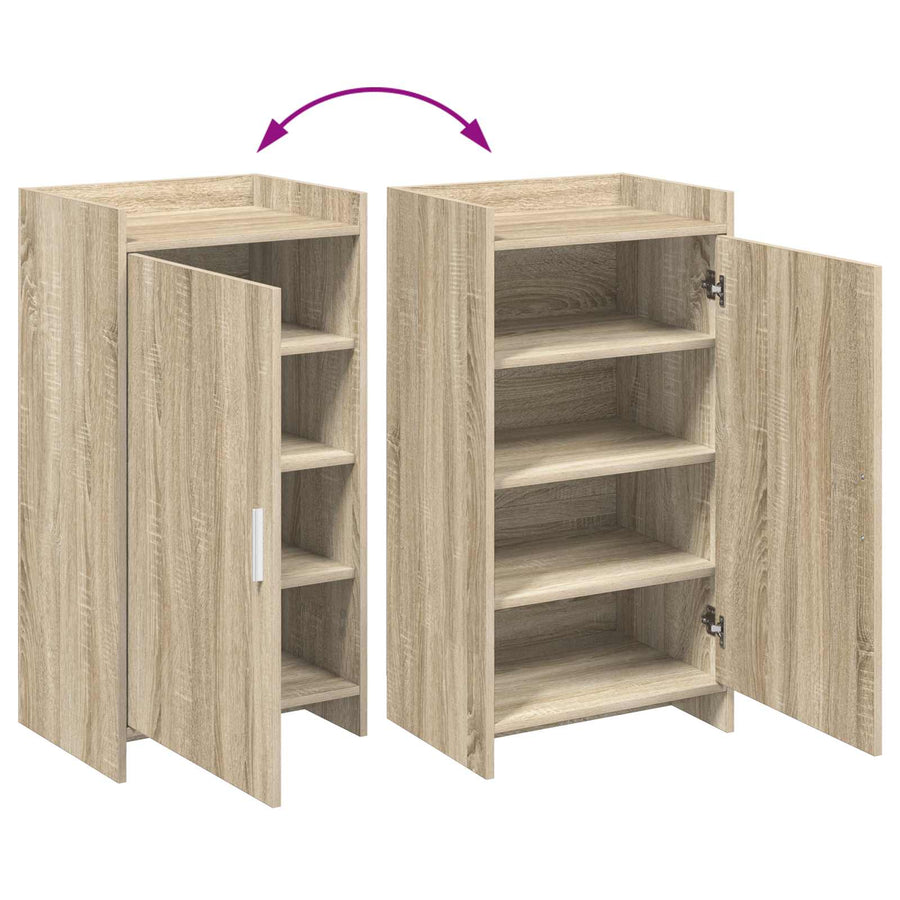 Schoenenkast Sonoma Eiken 48 x 36 x 92 cm Bewerkt hout