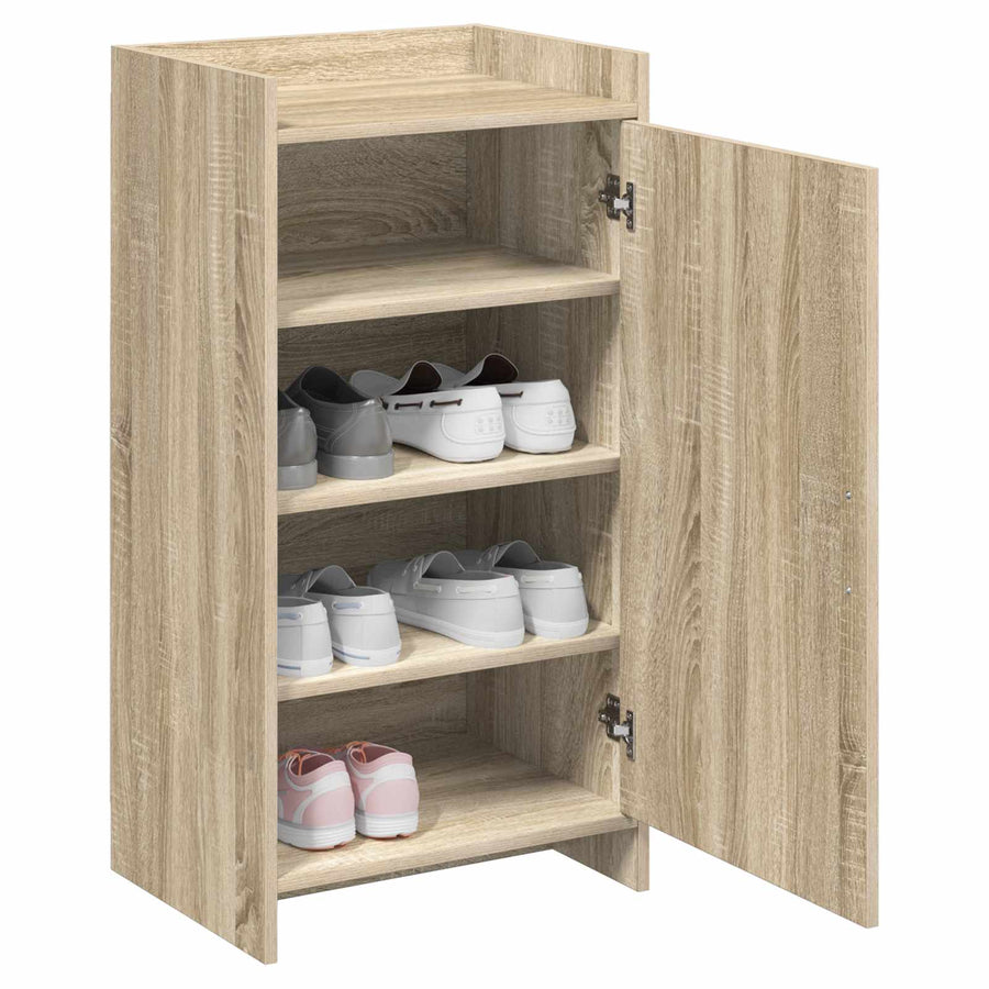 Schoenenkast Sonoma Eiken 48 x 36 x 92 cm Bewerkt hout