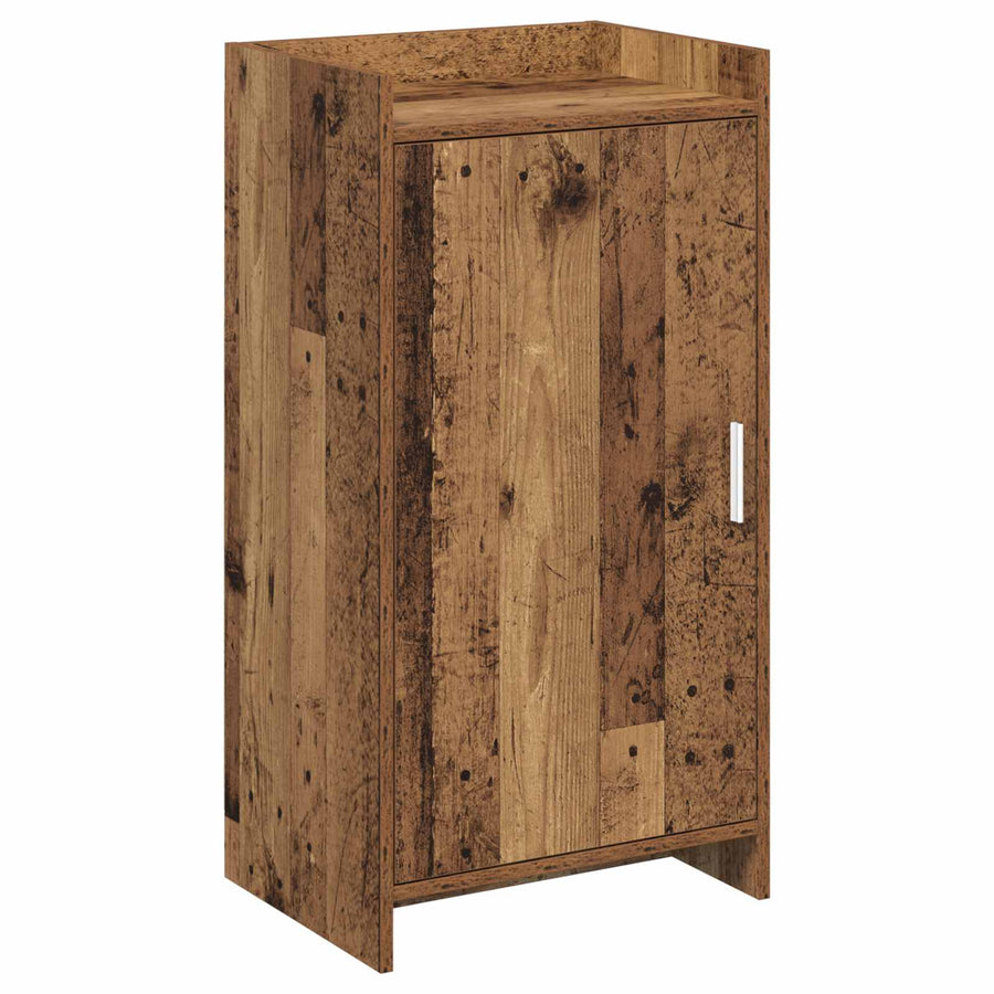 Schoenenkast met opslag Oud hout 48 x 36 x 92 cm Bewerkt hout