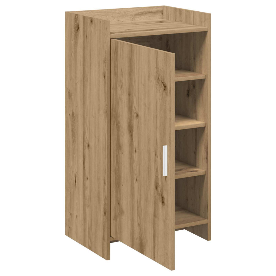Schoenenkast Artisanaal eiken 48 x 36 x 92 cm Bewerkt hout