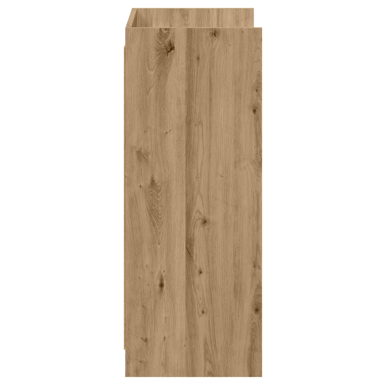 Schoenenkast Artisanaal eiken 48 x 36 x 92 cm Bewerkt hout