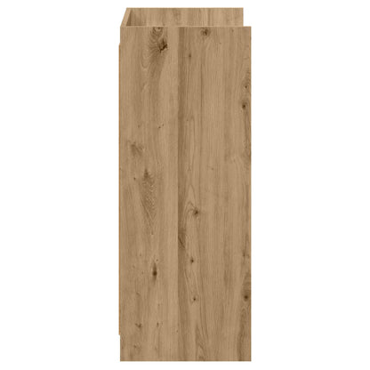 Schoenenkast Artisanaal eiken 48 x 36 x 92 cm Bewerkt hout