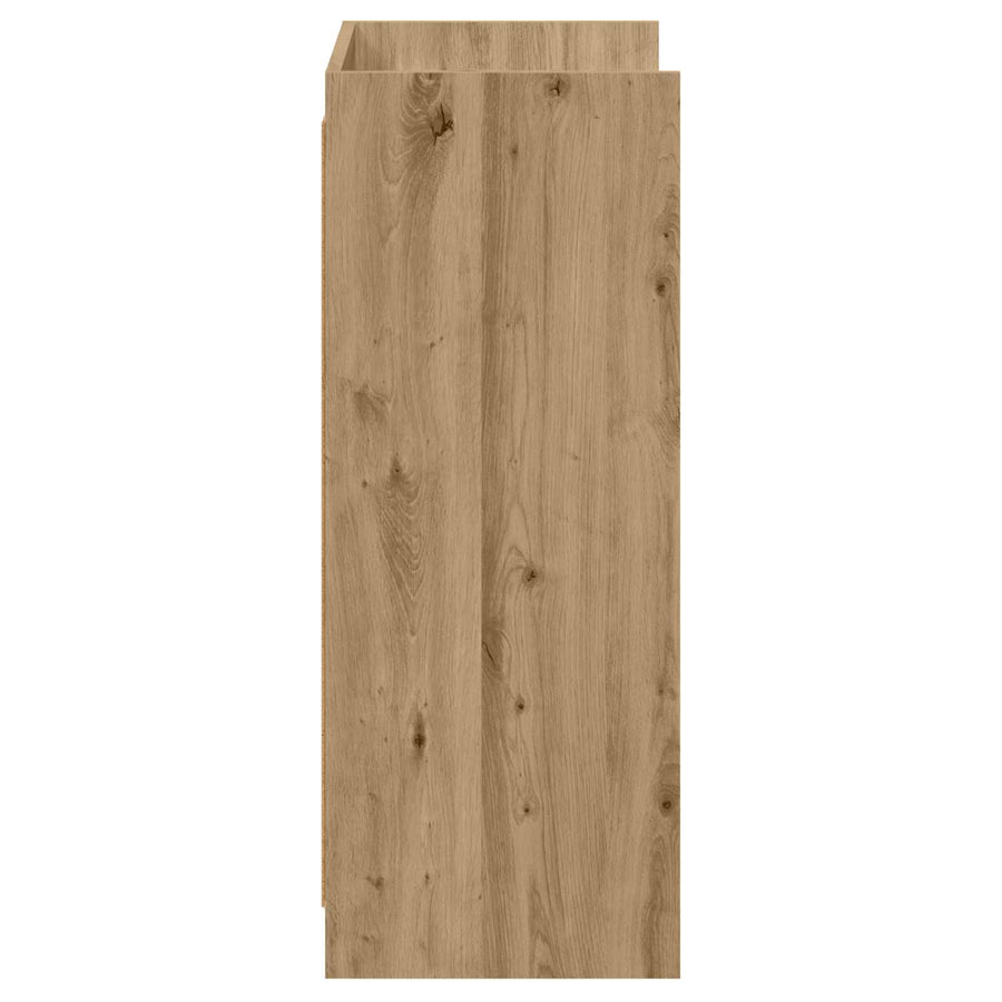 Schoenenkast Artisanaal eiken 48 x 36 x 92 cm Bewerkt hout