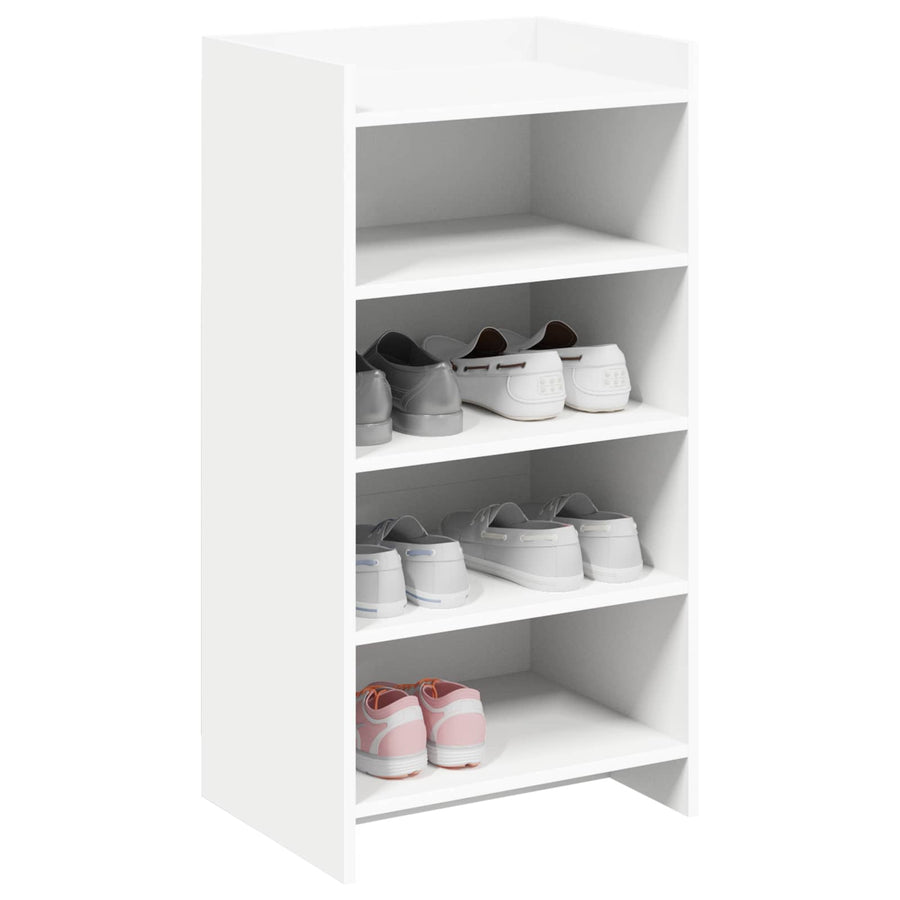 Schoenenkast met opslag Wit 48 x 36 x 92 cm Bewerkt hout