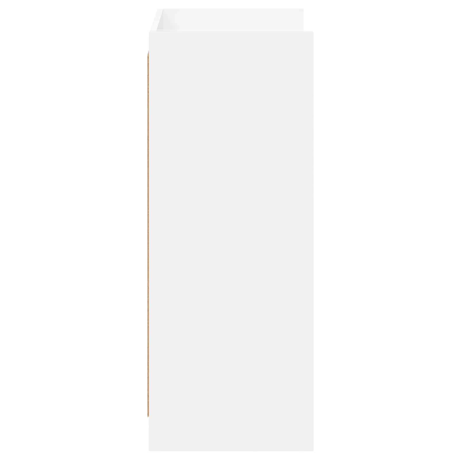 Schoenenkast met opslag Wit 48 x 36 x 92 cm Bewerkt hout