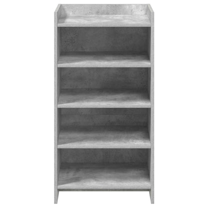 Schoenenkast met opslag Betongrijs 48 x 36 x 92 cm Bewerkt hout