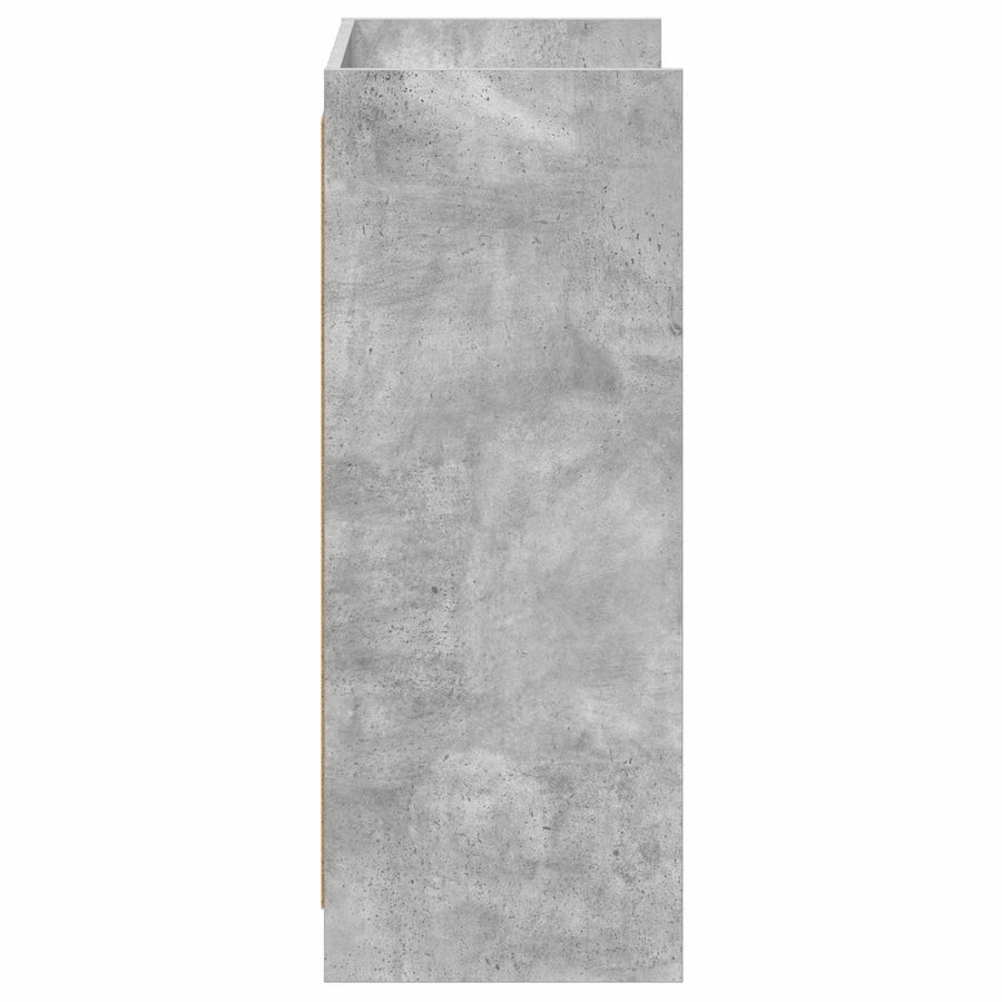 Schoenenkast met opslag Betongrijs 48 x 36 x 92 cm Bewerkt hout