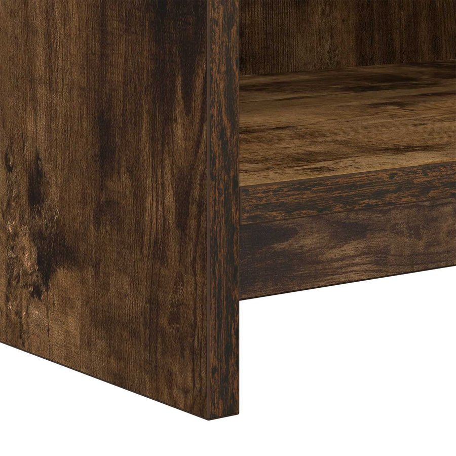 Schoenenkast Gerookt eiken 48 x 36 x 92 cm Bewerkt hout