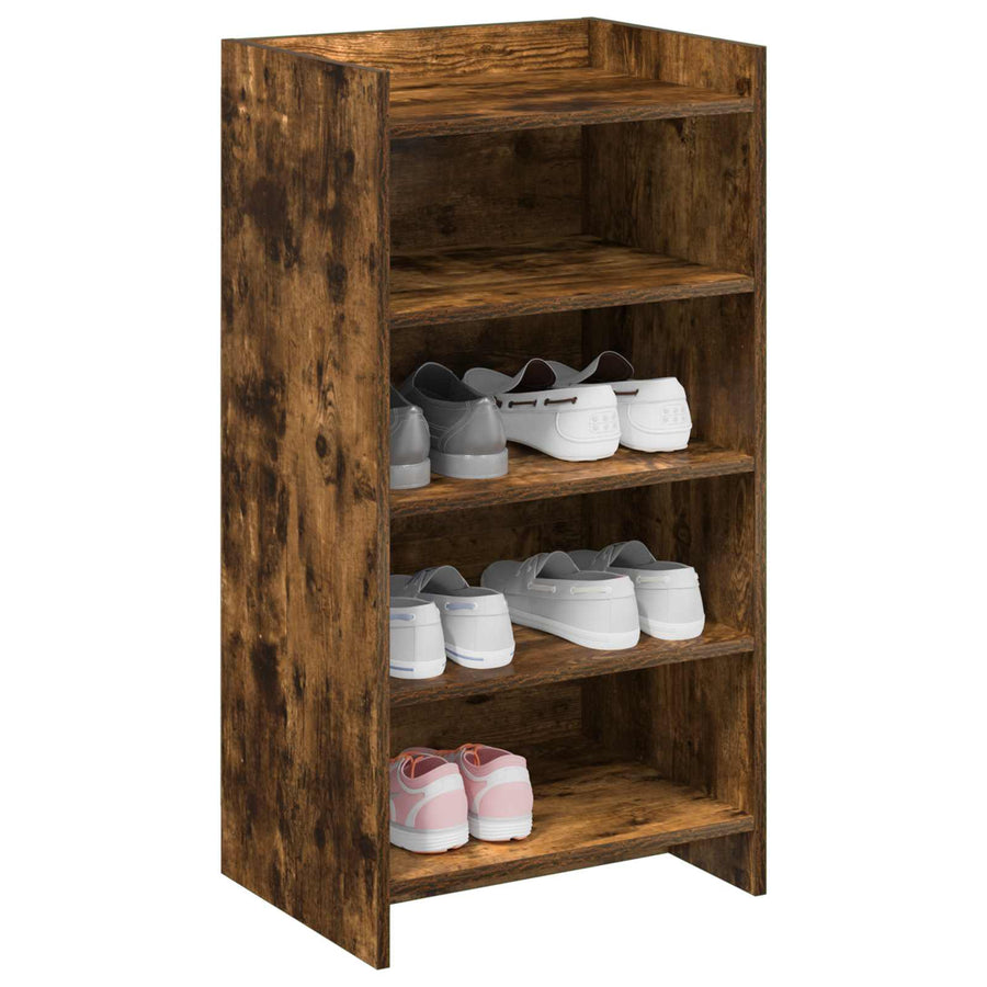 Schoenenkast Gerookt eiken 48 x 36 x 92 cm Bewerkt hout