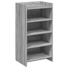 Schoenenkast 48x36x92 cm grijs bewerkt hout