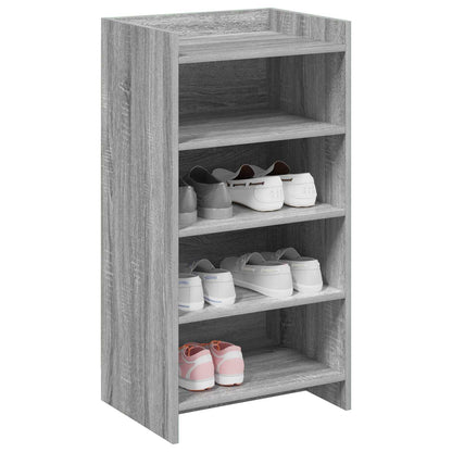 Schoenenkast Grijs Sonoma 48 x 36 x 92 cm Bewerkt hout