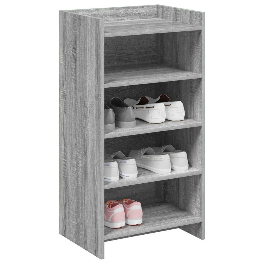 Schoenenkast Grijs Sonoma 48 x 36 x 92 cm Bewerkt hout