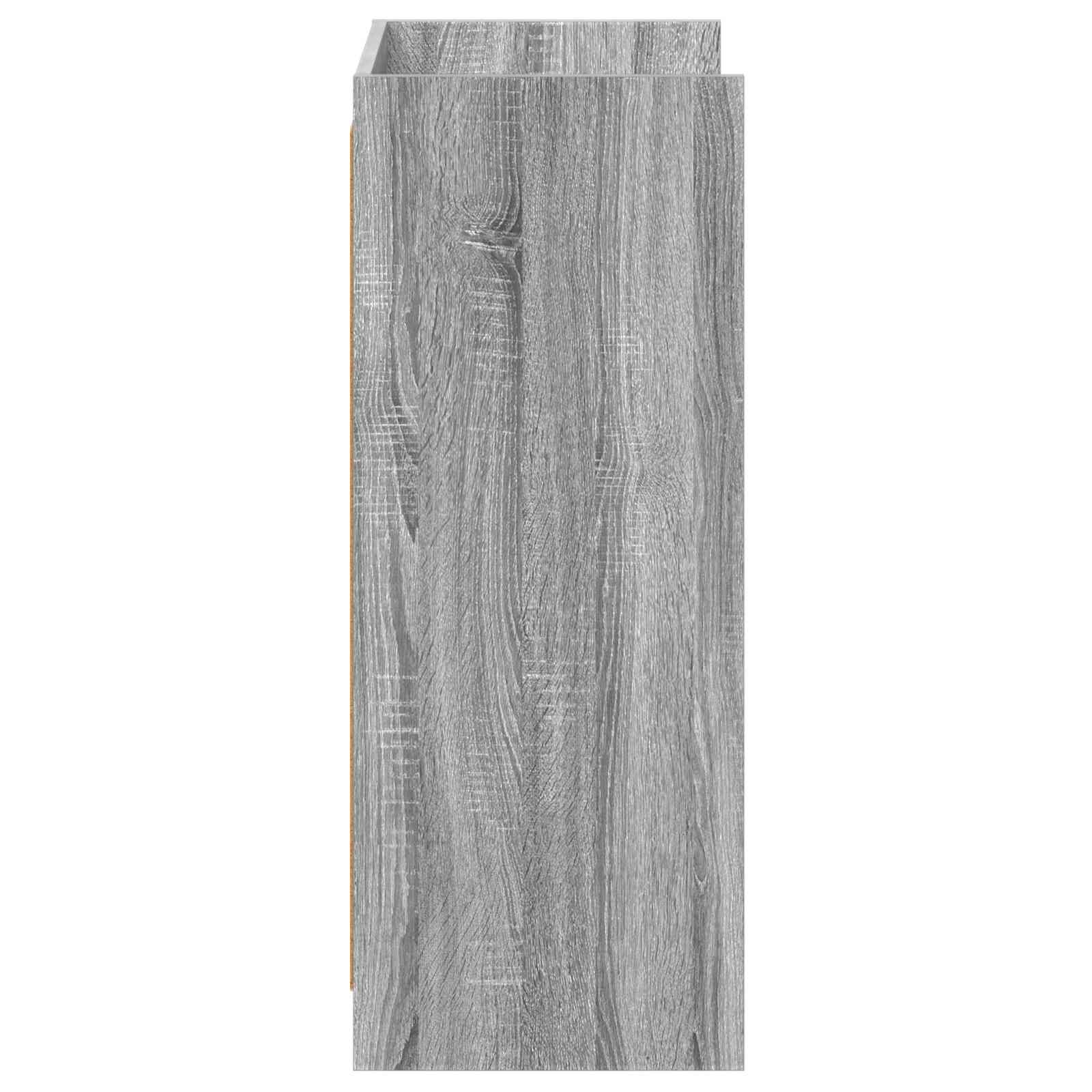 Schoenenkast Grijs Sonoma 48 x 36 x 92 cm Bewerkt hout
