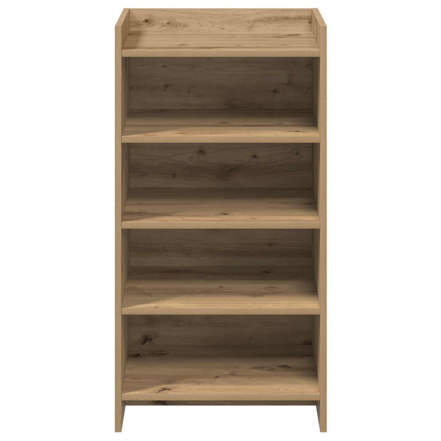 Schoenenkast Artisanaal eiken 48 x 36 x 92 cm Bewerkt hout