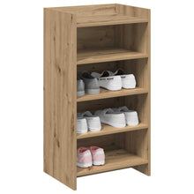 Schoenenkast Artisanaal eiken 48 x 36 x 92 cm Bewerkt hout
