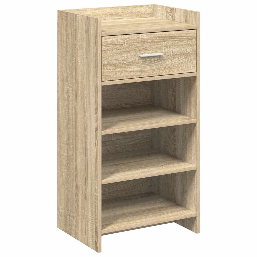 Schoenenkast met lade Sonoma Eiken 48 x 36 x 92 cm Bewerkt hout
