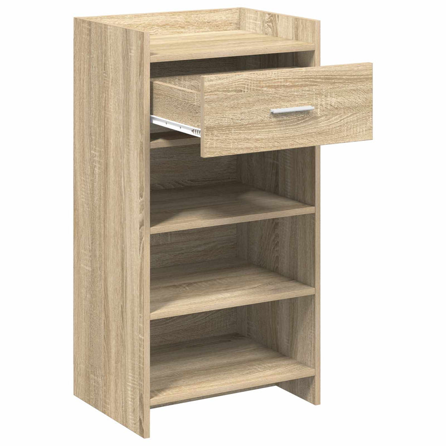 Schoenenkast met lade Sonoma Eiken 48 x 36 x 92 cm Bewerkt hout