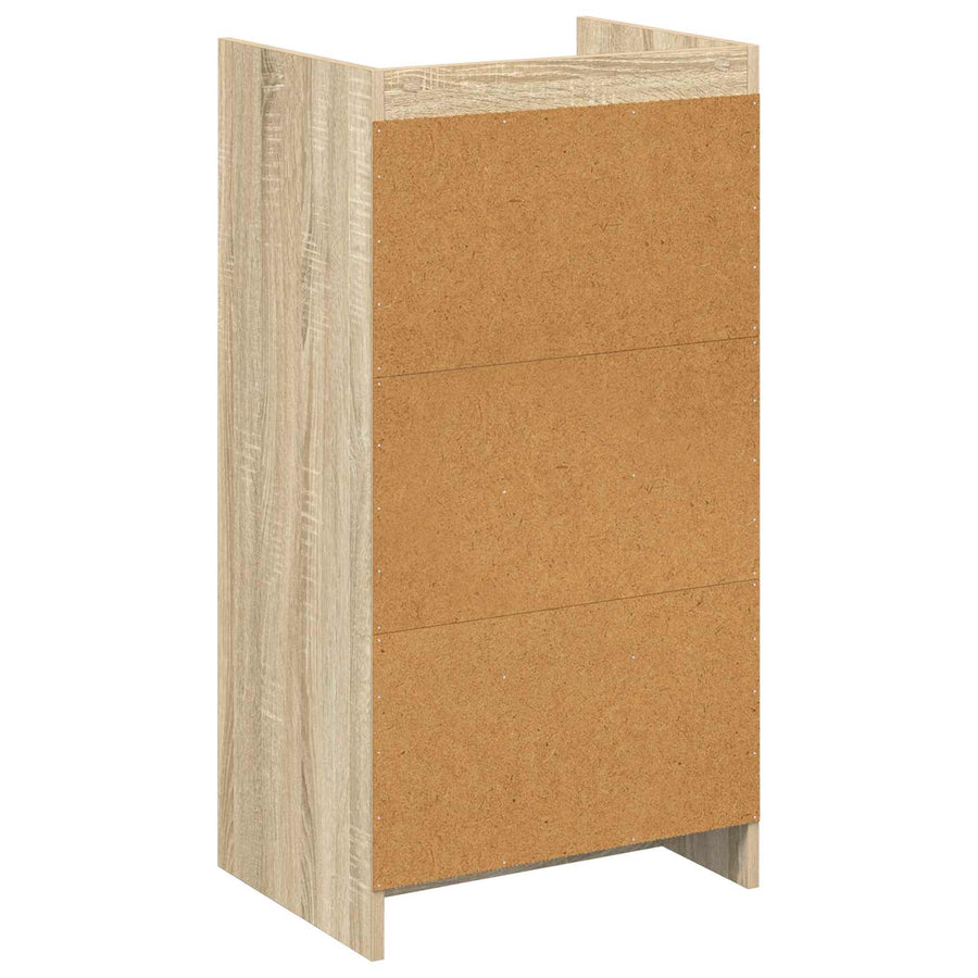 Schoenenkast met lade Sonoma Eiken 48 x 36 x 92 cm Bewerkt hout