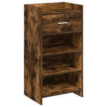 Schoenenkast Gerookt eiken 48 x 36 x 92 cm Bewerkt hout