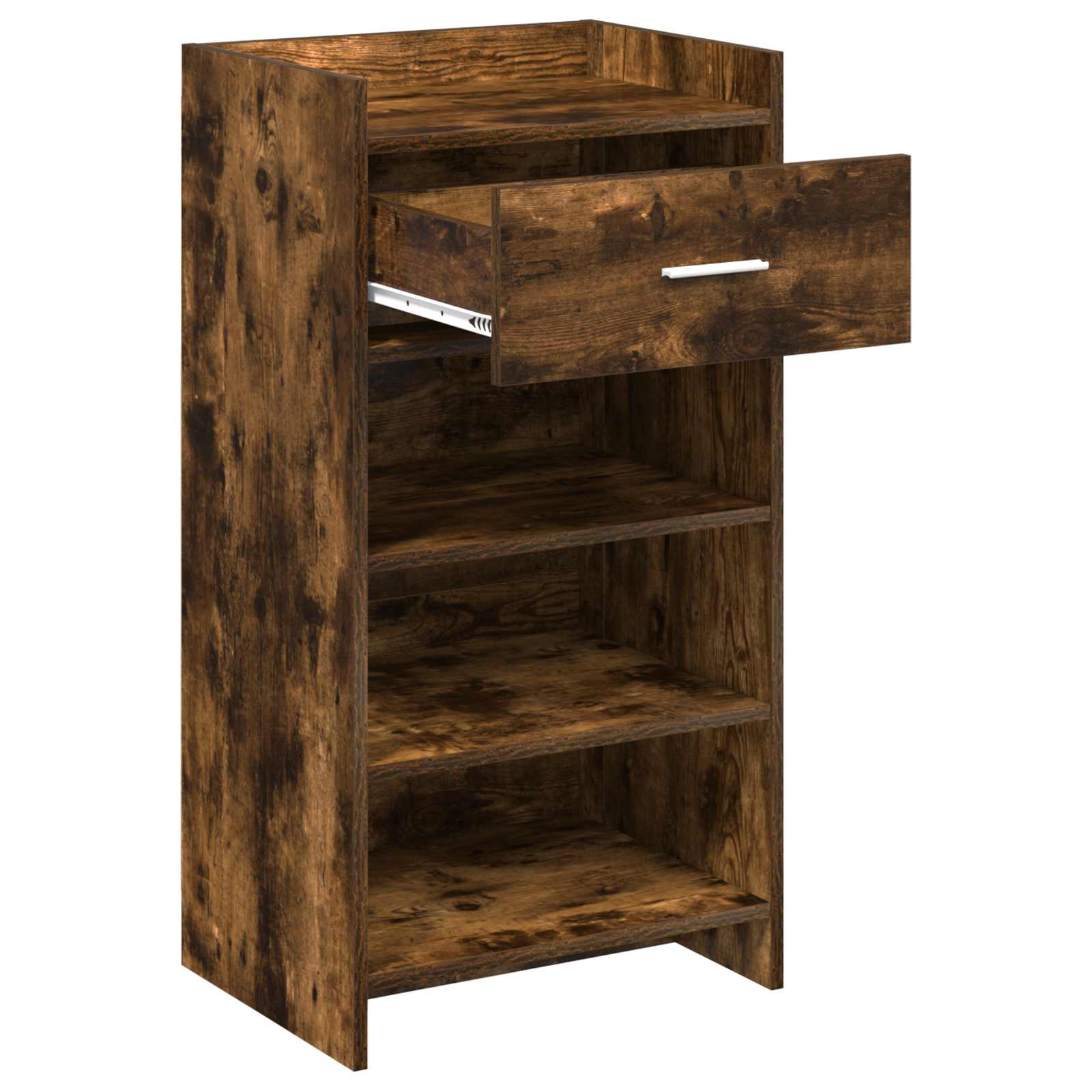 Schoenenkast Gerookt eiken 48 x 36 x 92 cm Bewerkt hout