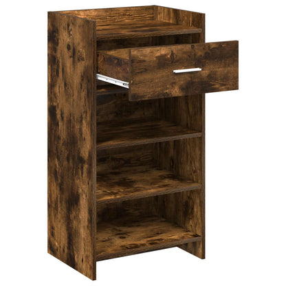 Schoenenkast Gerookt eiken 48 x 36 x 92 cm Bewerkt hout