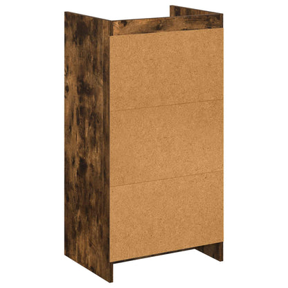 Schoenenkast Gerookt eiken 48 x 36 x 92 cm Bewerkt hout