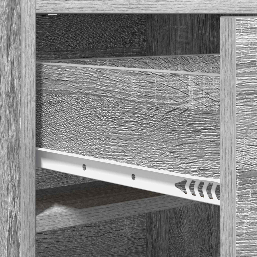 Schoenenkast met lade Grijs Sonoma 48 x 36 x 92 cm Bewerkt hout