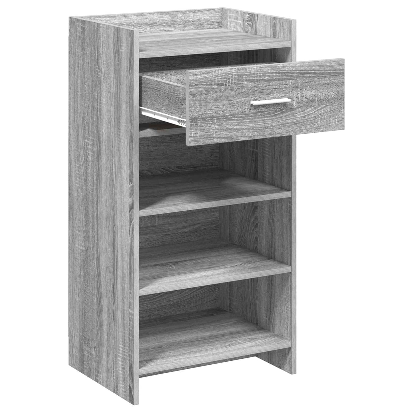 Schoenenkast met lade Grijs Sonoma 48 x 36 x 92 cm Bewerkt hout