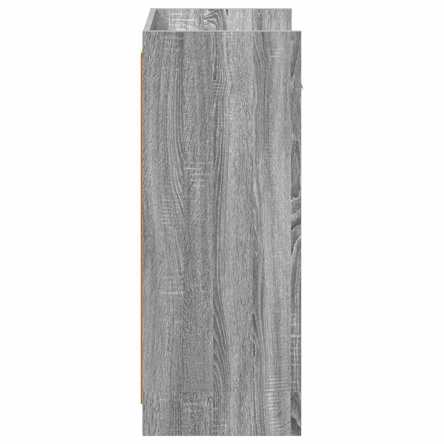 Schoenenkast met lade Grijs Sonoma 48 x 36 x 92 cm Bewerkt hout
