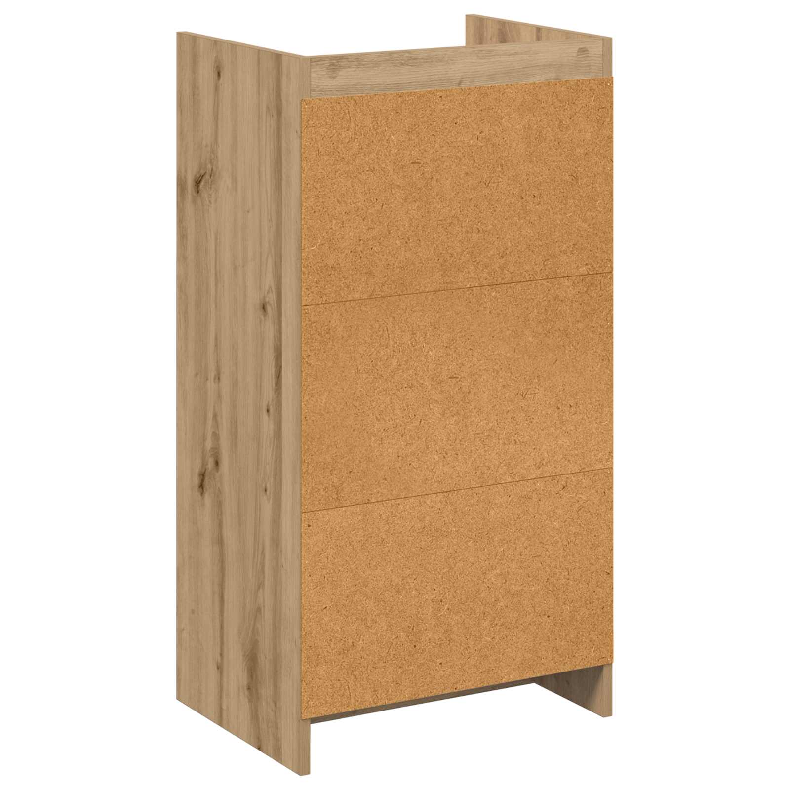 Schoenenkast Artisanaal eiken 48 x 36 x 92 cm Bewerkt hout