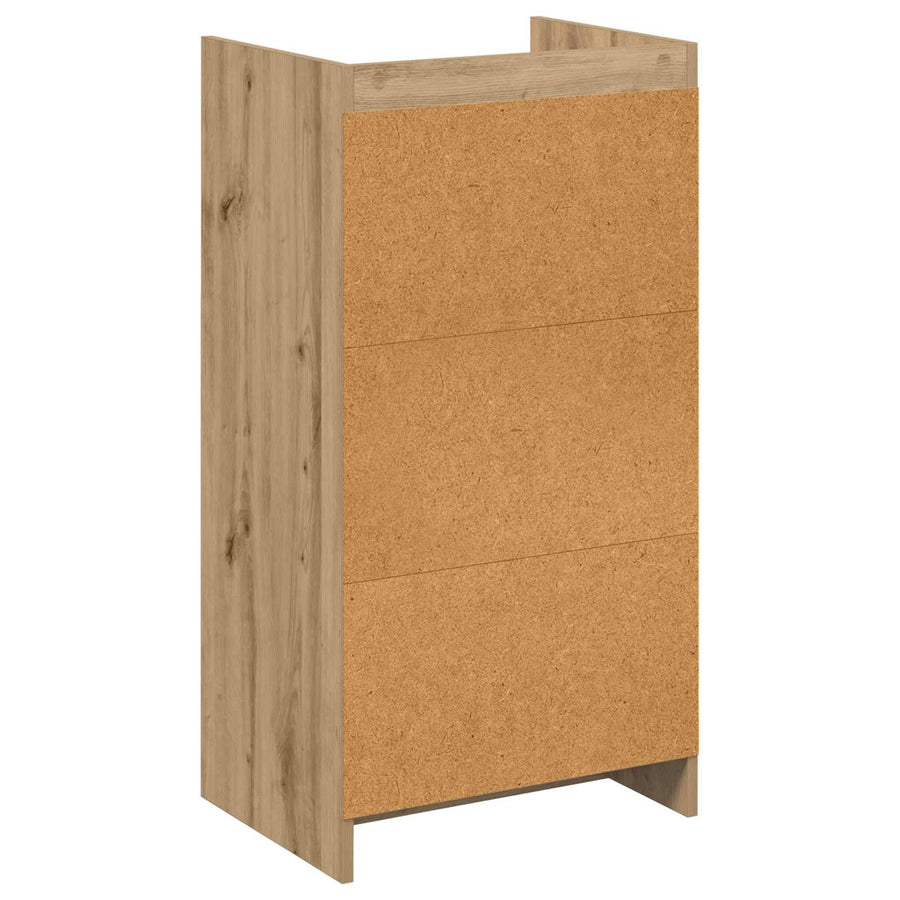 Schoenenkast Artisanaal eiken 48 x 36 x 92 cm Bewerkt hout