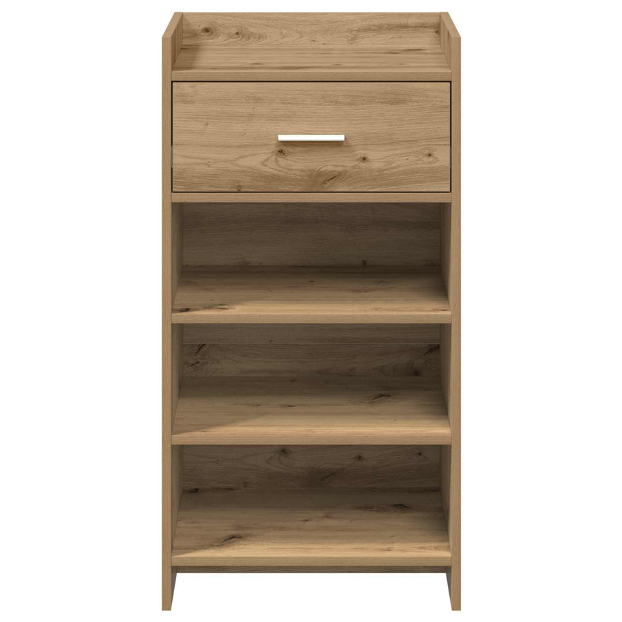 Schoenenkast Artisanaal eiken 48 x 36 x 92 cm Bewerkt hout