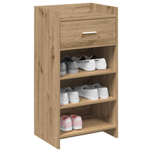 Schoenenkast Artisanaal eiken 48 x 36 x 92 cm Bewerkt hout