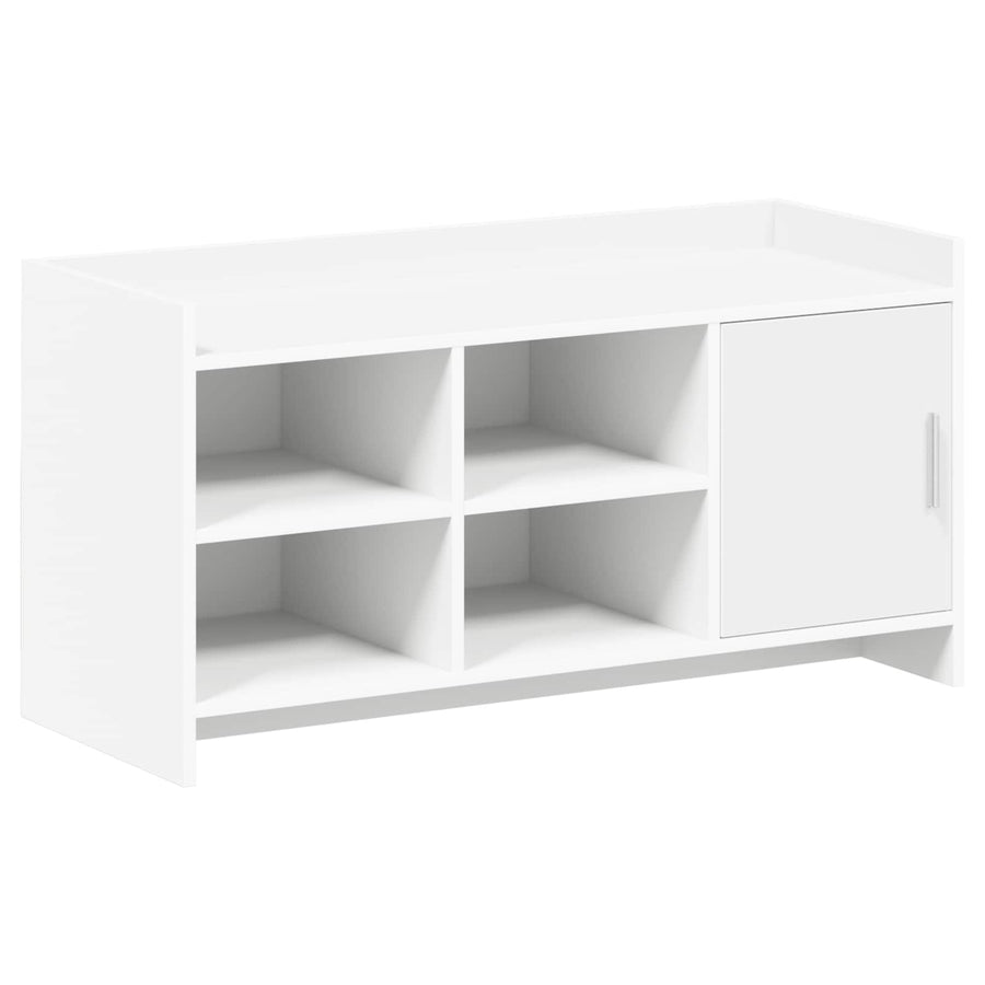 Schoenenkast met opslag Wit 100 x 39,5 x 51 cm Bewerkt hout