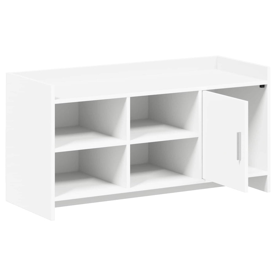Schoenenkast met opslag Wit 100 x 39,5 x 51 cm Bewerkt hout