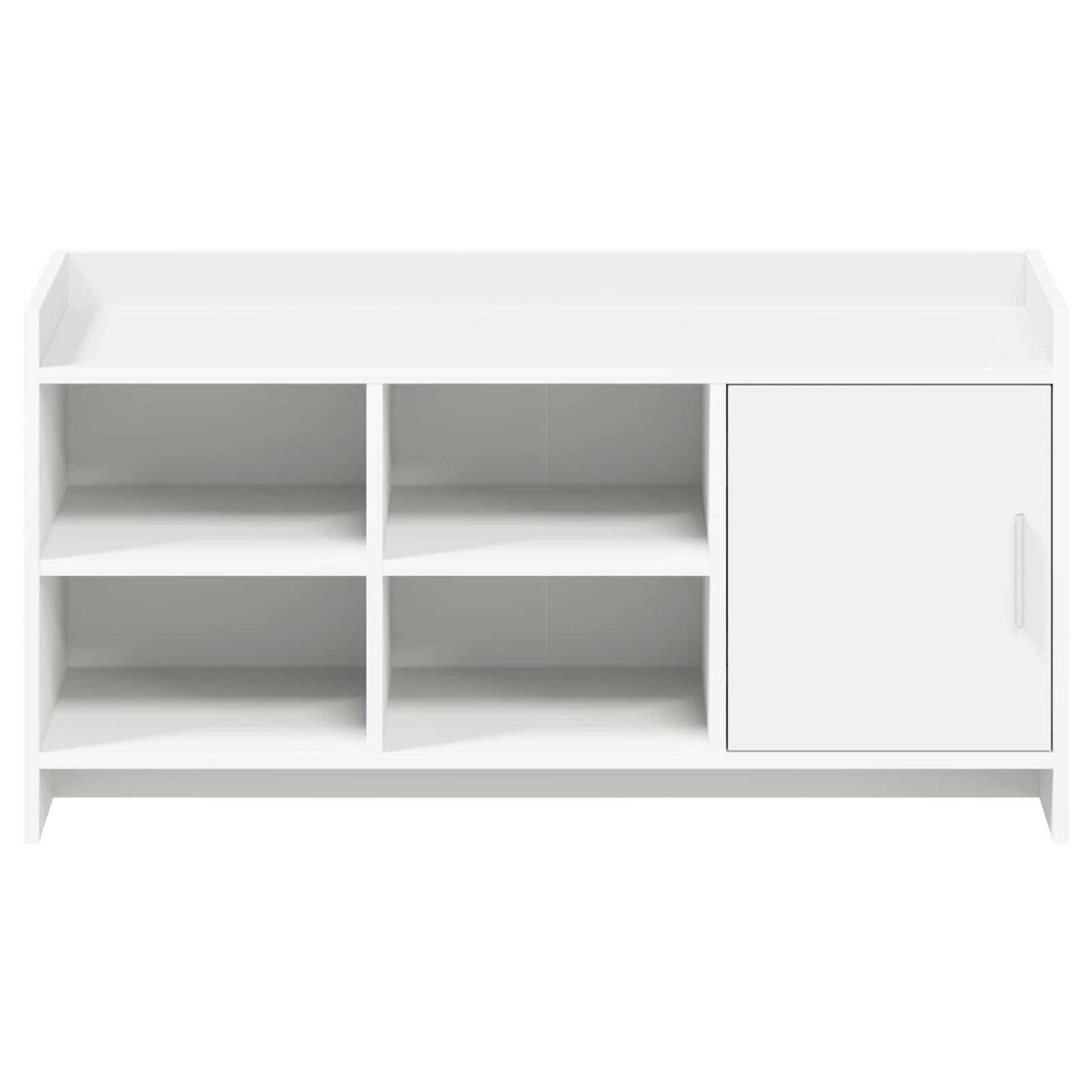 Schoenenkast met opslag Wit 100 x 39,5 x 51 cm Bewerkt hout