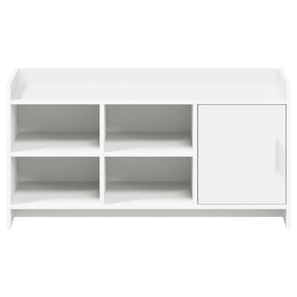 Schoenenkast met opslag Wit 100 x 39,5 x 51 cm Bewerkt hout