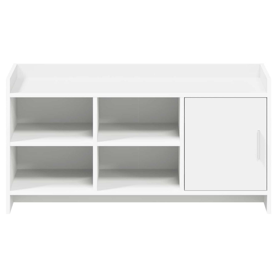 Schoenenkast met opslag Wit 100 x 39,5 x 51 cm Bewerkt hout