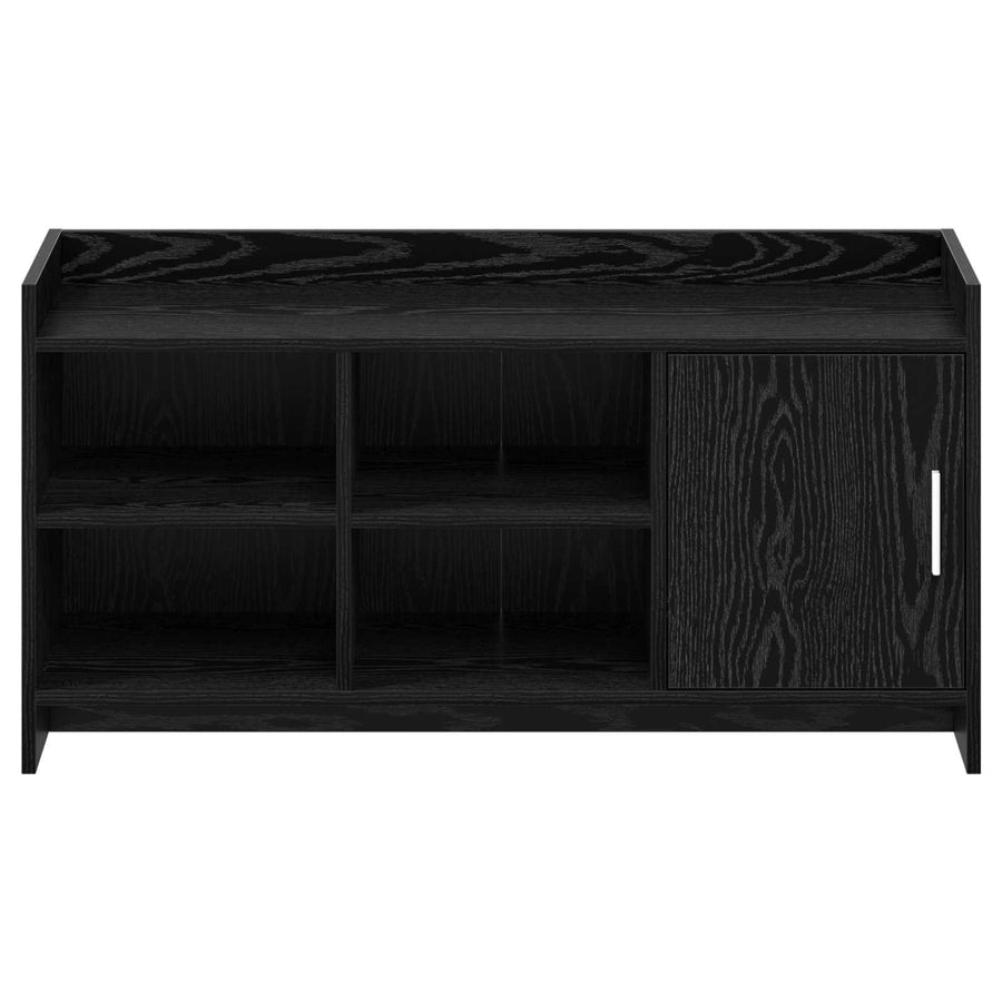 Schoenenkast Zwart eiken 100 x 39,5 x 51 cm Bewerkt hout