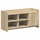 Schoenenkast 100x39,5x51 cm sonoma eiken bewerkt hout