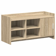 Schoenenkast 100x39,5x51 cm sonoma eiken bewerkt hout