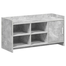 Schoenenkast Betongrijs 100 x 39,5 x 51 cm Bewerkt hout