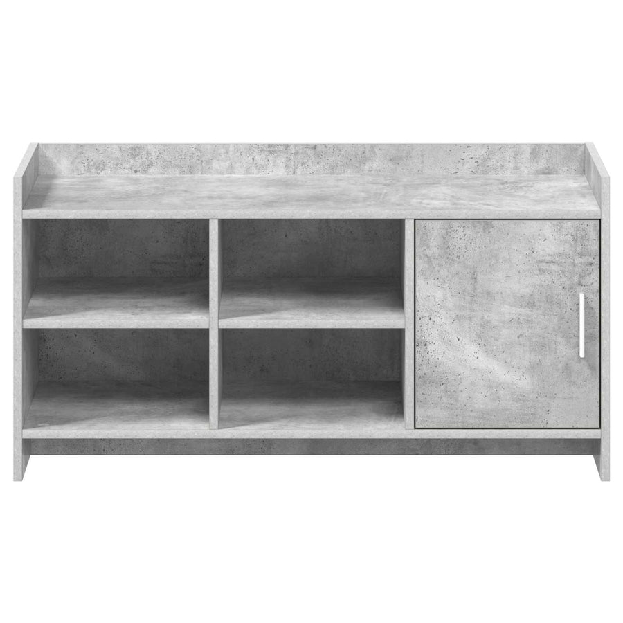 Schoenenkast Betongrijs 100 x 39,5 x 51 cm Bewerkt hout