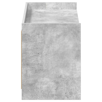 Schoenenkast Betongrijs 100 x 39,5 x 51 cm Bewerkt hout