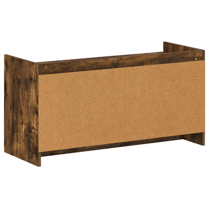 Schoenenkast Gerookt eiken 100 x 39,5 x 51 cm Bewerkt hout
